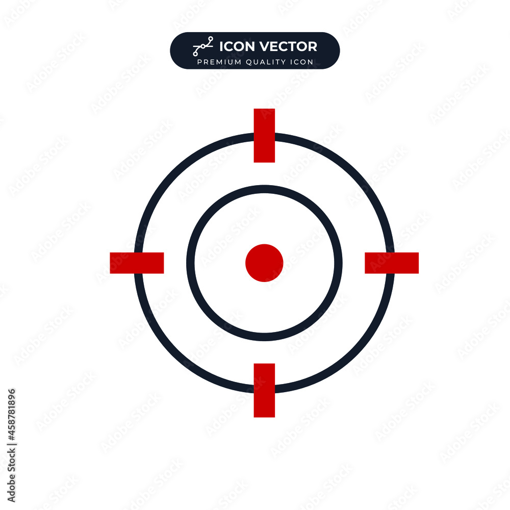 target icon symbol template for graphic and web design collection logo vector illustration target icon symbol template for graphic and web design collection logo vector illustration