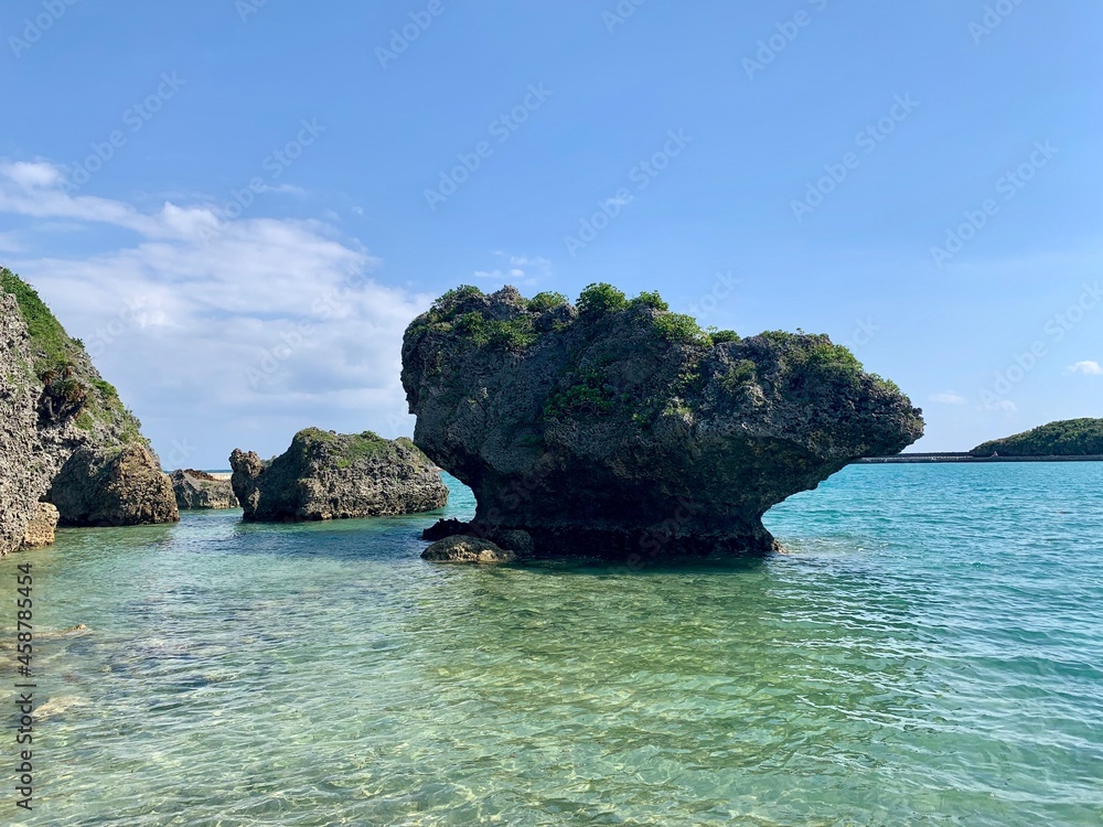 Obraz premium アマミチュー 浜比嘉島 沖縄県