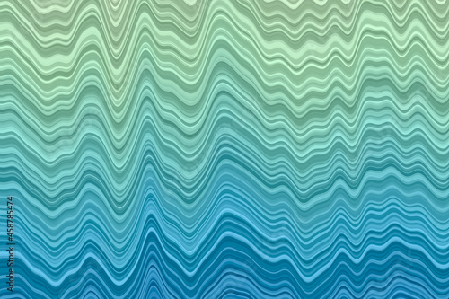 Artistic banner design. Abstract digital art in green blue colors. Creative landscape cover page template. Can be used as banner, flyer, poster, business card, brochure. Radiant vector illustration.