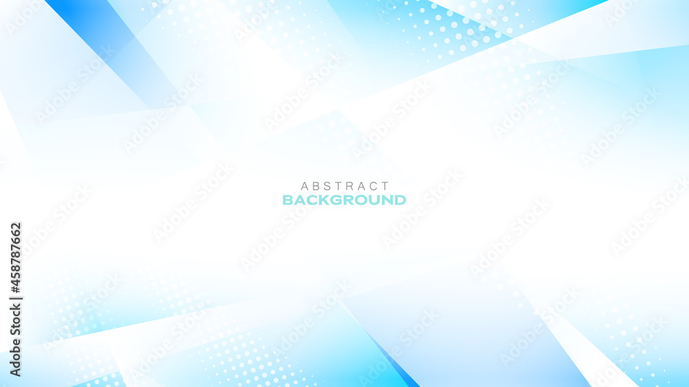 Fototapeta premium Light blue color polygonal shape background Abstract vector geometric background