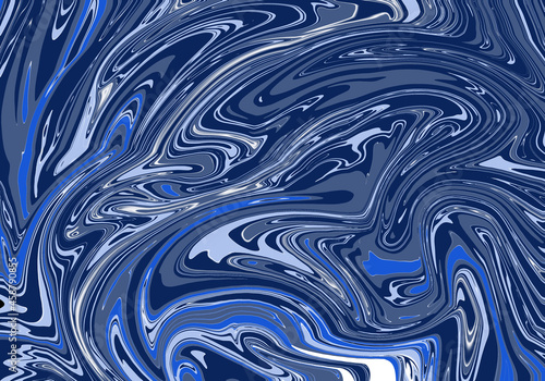 Aguas revueltas. Tormenta de mar. Galerna. Estampado abstracto en tonos azules.