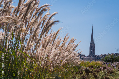 Obraz na płótnie Cityscape of Bordeaux (France) w salonie