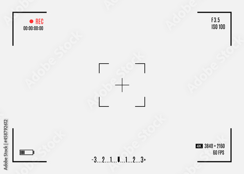 Focusing the camera screen or focus camcorder image.