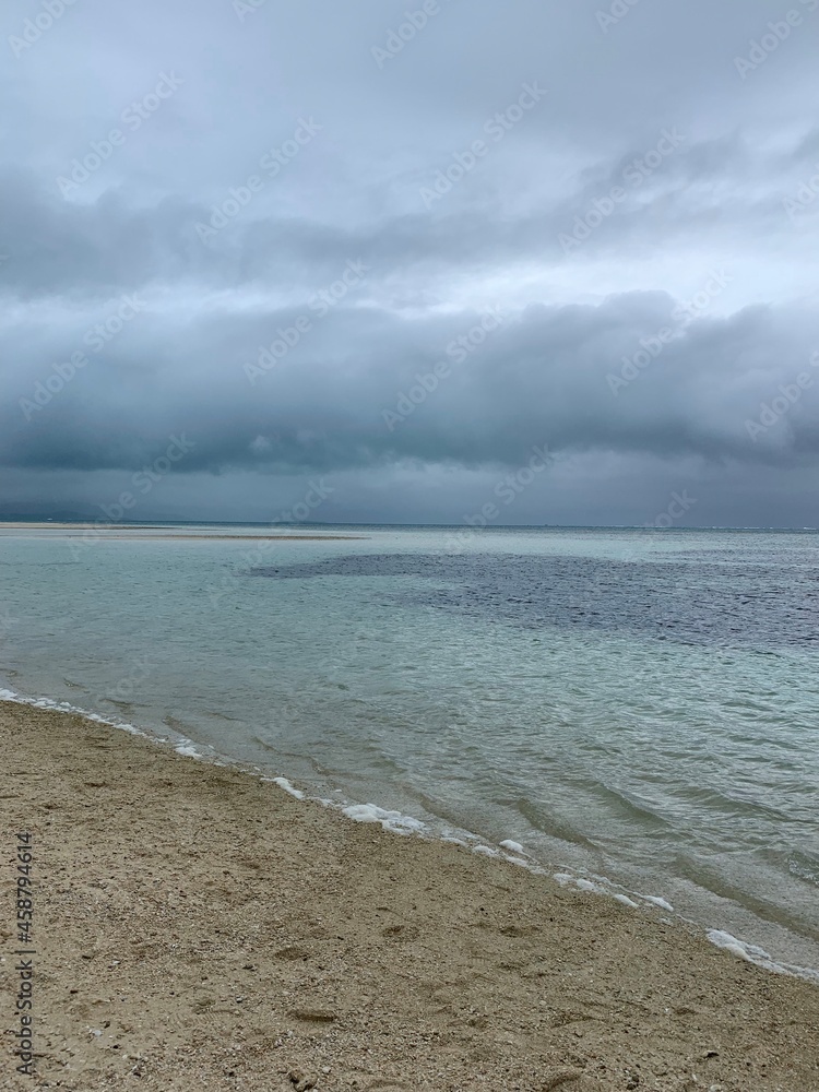 Obraz premium 竹富島 コンドイ浜 西表石垣国立公園 八重山諸島 沖縄県
