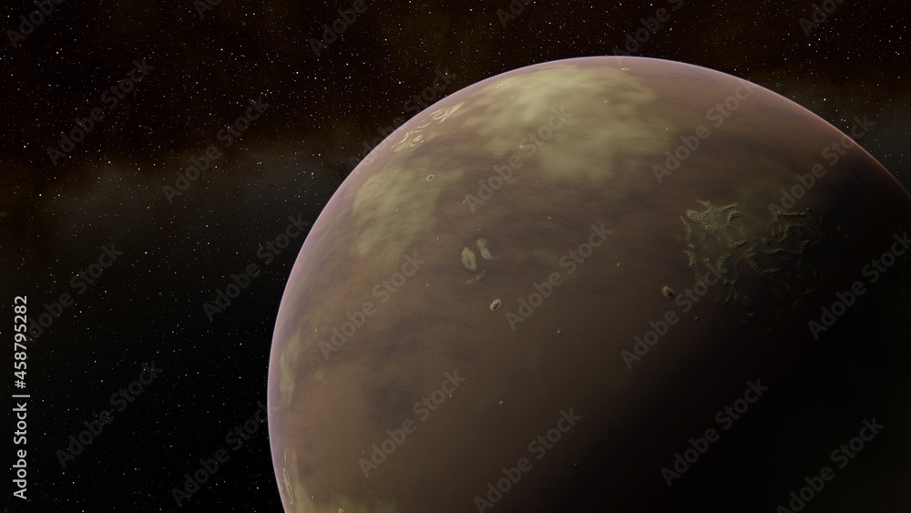 Planets and galaxy, beauty of deep space 3d illustration Planets and galaxy, beauty of deep space 3d illustration