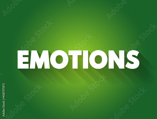 Emotions text quote, concept background