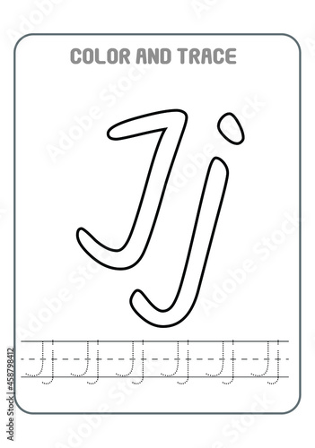 Alphabet Worksheets Preschool Activity Letters Coloring and Tracing