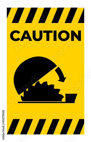 Symbol Use Adjustable Guard Isolate On White Background,Vector Illustration EPS.10
