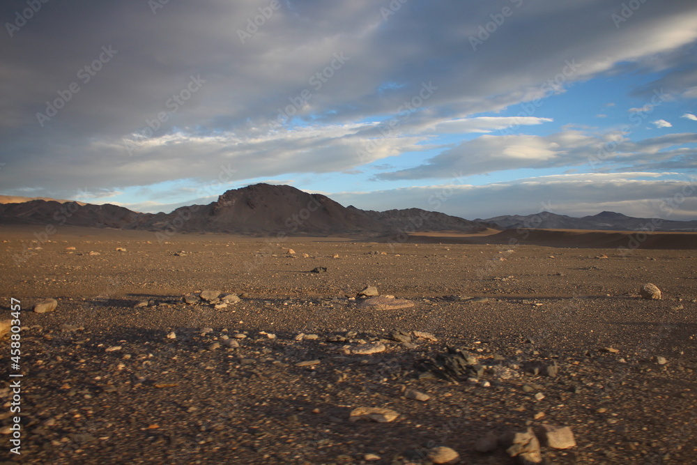 incredible volcanic and desert landscape of the Argentine Puna