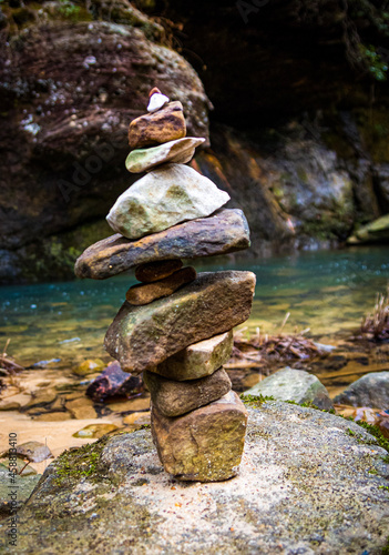 Rock Cairn at Kinlock photo