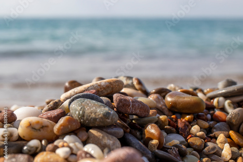pebble beach and sea