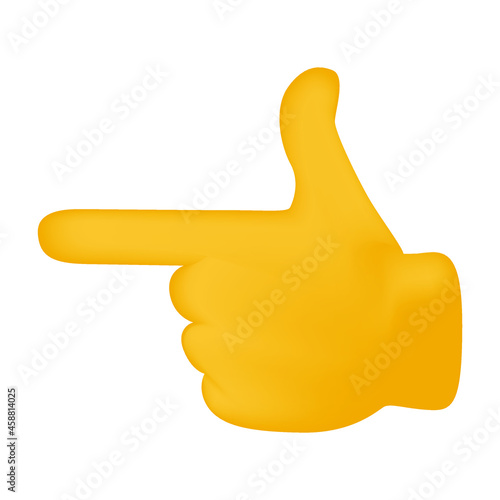 Back Hand Index Left Emoji Icon Illustration Sign. Human Gesture Vector Symbol Emoticon Design Vector Clip Art.