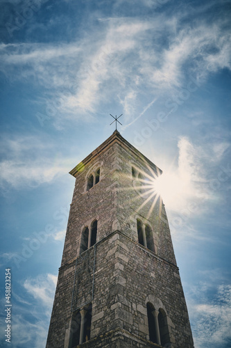 Smallest Cathedral of the world Nin Croatia, Zadar. High quality photo photo