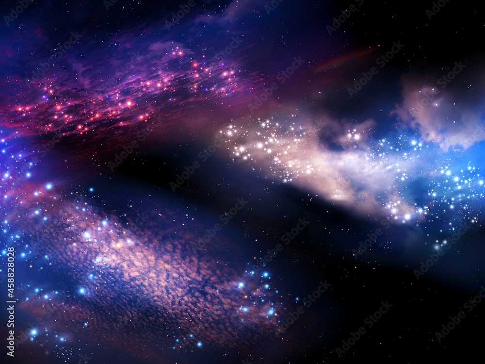 Space with nebula and star clusters. Starry Night Sky. Abstract background image of the universe. Space with nebula and star clusters. Starry Night Sky. Abstract background image of the universe.