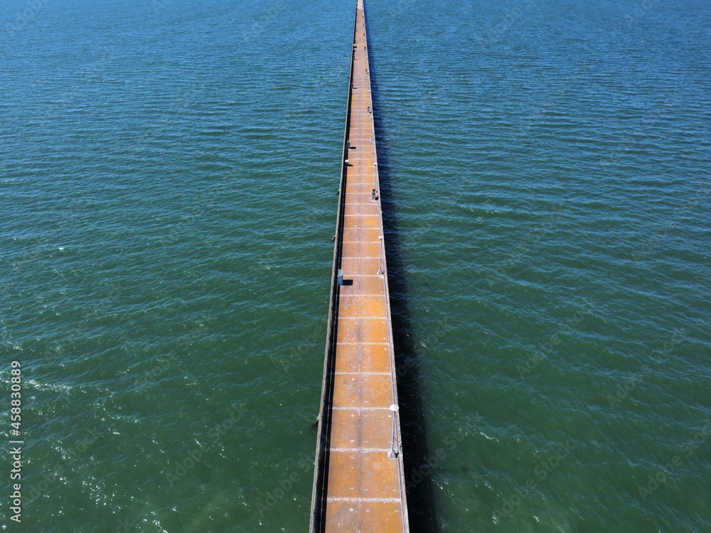 Abandoned Berkeley Pier from above Abandoned Berkeley Pier from above