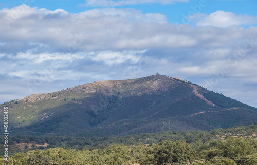 Obraz na plátně Fire lookout tower in forest of Aceituna, Extremadura, Spain