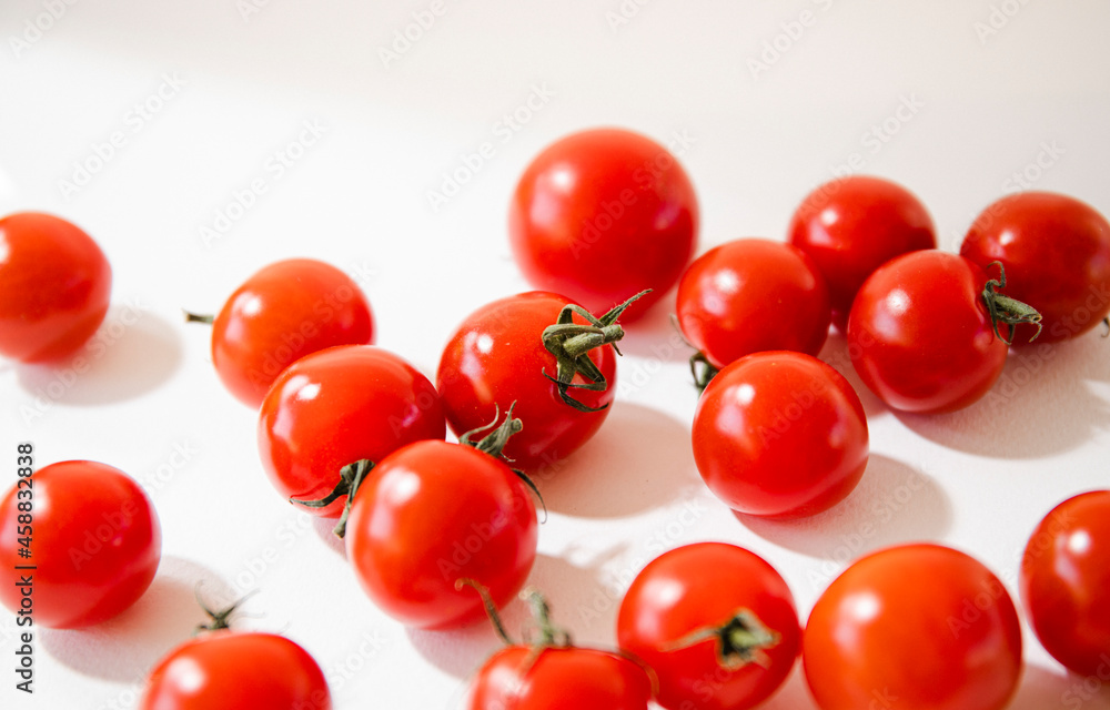 tomatoes on white background. Food photo. Food. tomatoes on white background. Food photo. Food.