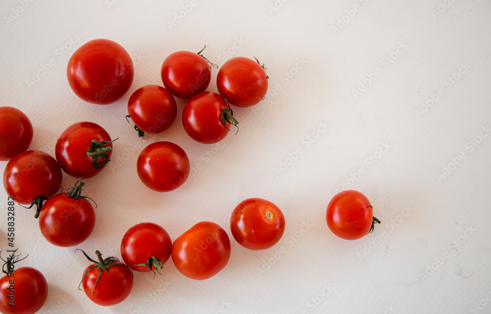 tomatoes on a white background tomatoes on a white background