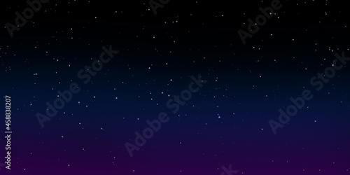 starry night sky illustration