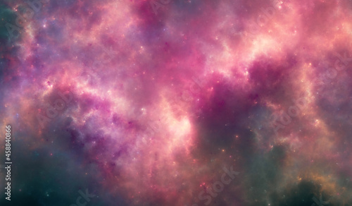 Fototapeta Naklejka Na Ścianę i Meble -  Nebula #37 - High Resolution (13k) - Neon Sakura