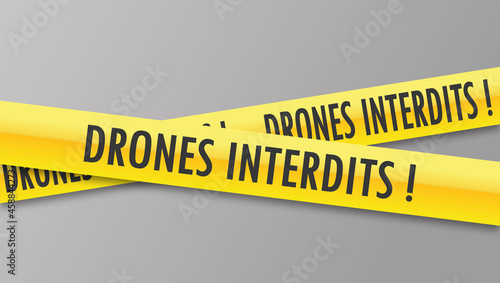 Logo drones interdits.