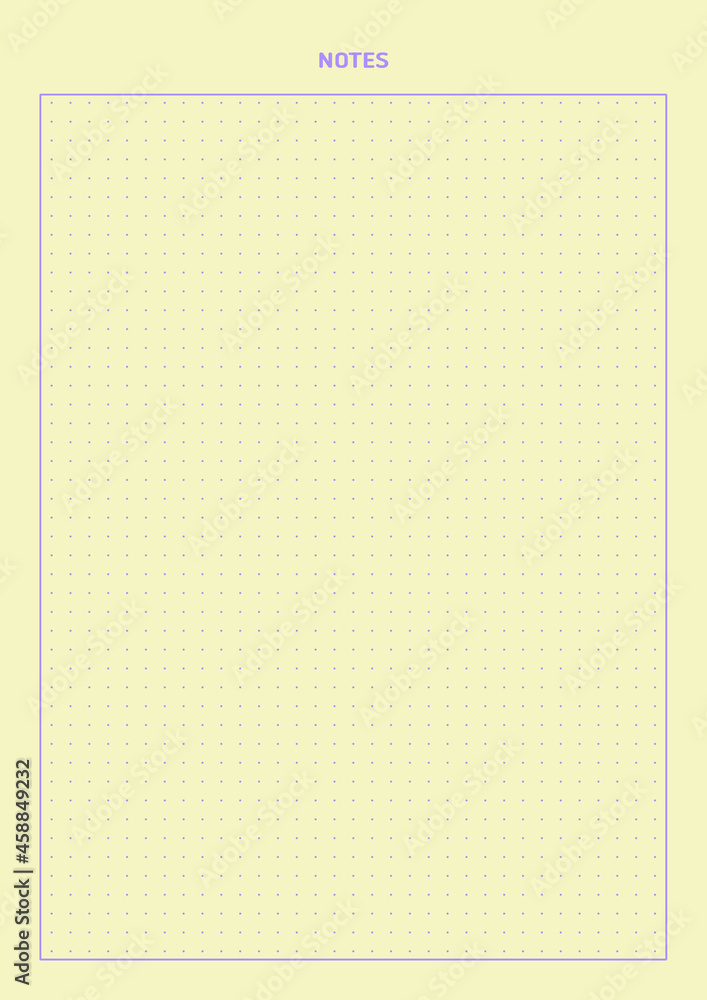 Dot document template illustration for memo, schedule, planner, diary, etc. Dot document template illustration for memo, schedule, planner, diary, etc.