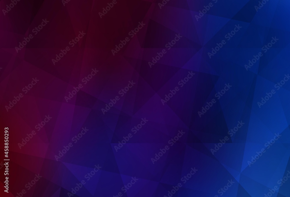 Dark Blue, Red vector abstract polygonal background. Dark Blue, Red vector abstract polygonal background.