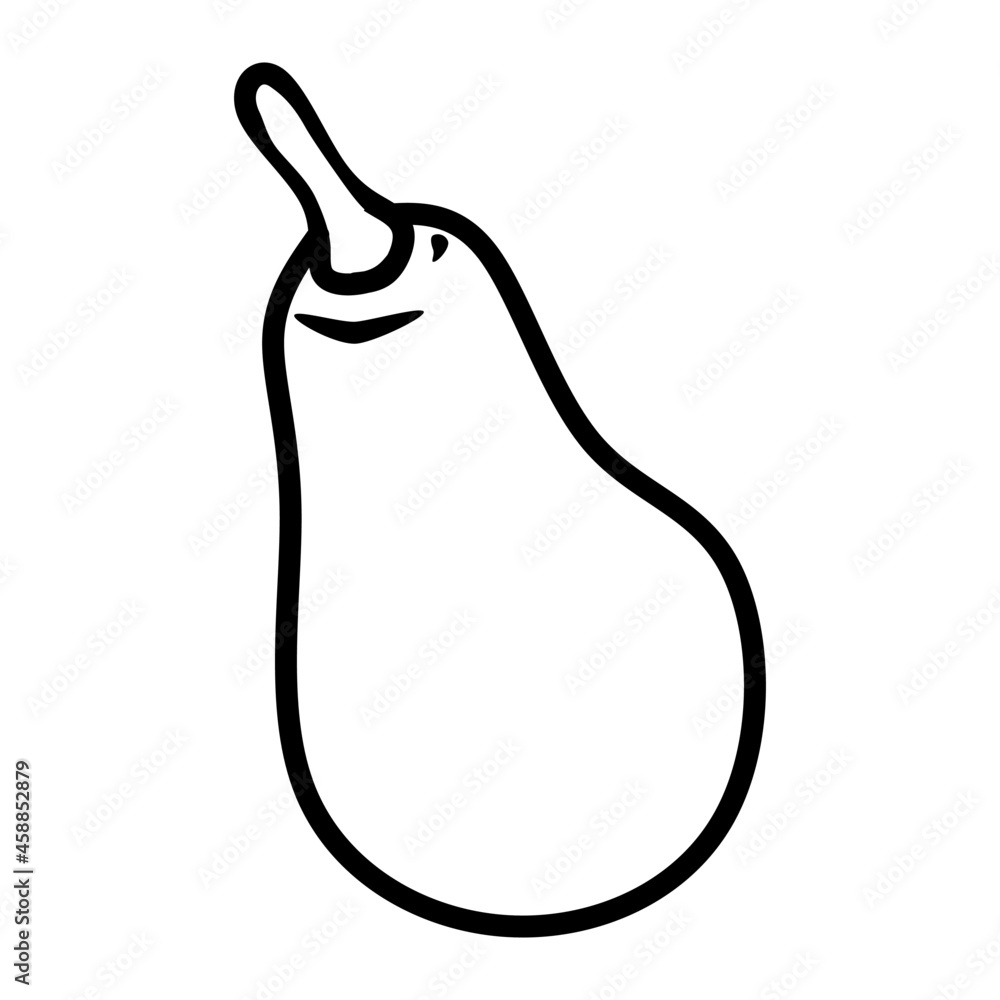 pear of food hand drawn illustration pear of food hand drawn illustration