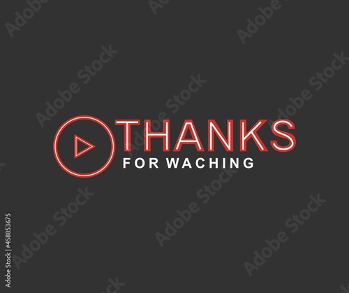 design about thank for watching