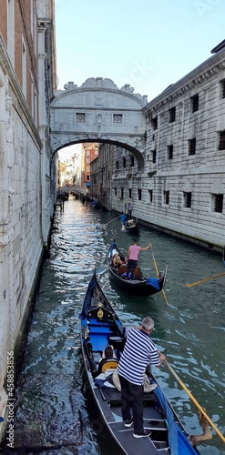 gondola in the canal © Martin