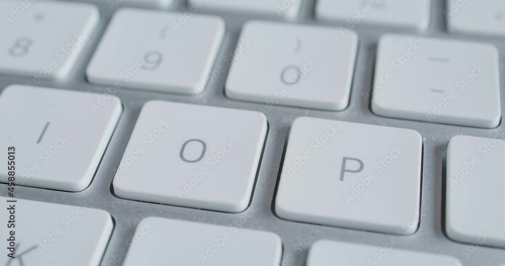 White digital computer keyboard key White digital computer keyboard key