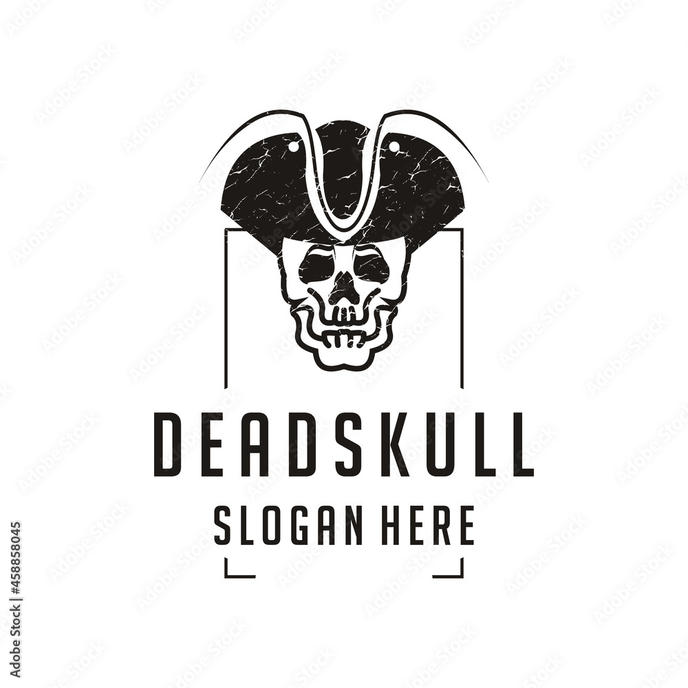 Skull pirate illustration vector for symbol Skull pirate illustration vector for symbol