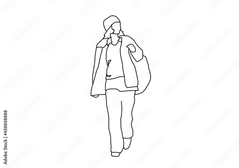 person in a coat person in a coat