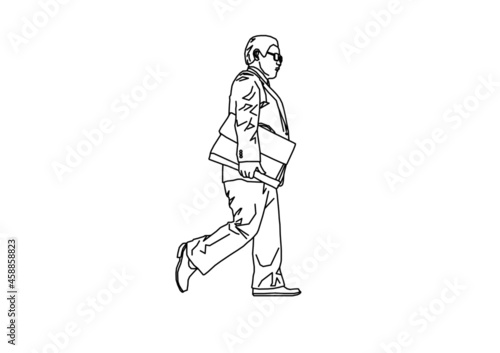 person with a bag