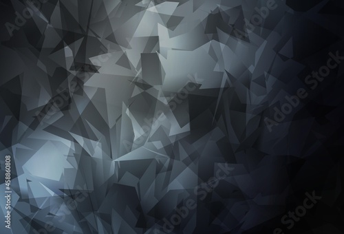 Light Gray vector polygonal background.