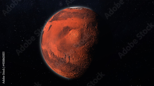 Planet Mars 4K Stock Image