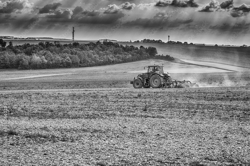 Fototapeta premium farm tractor