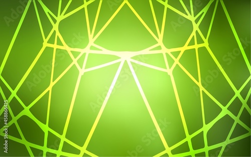 Light Green vector doodle bright template.