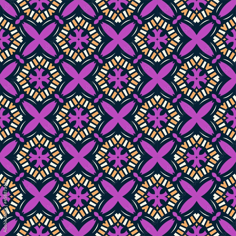 Seamless abstract shape colors. Simple Pattern ornament background