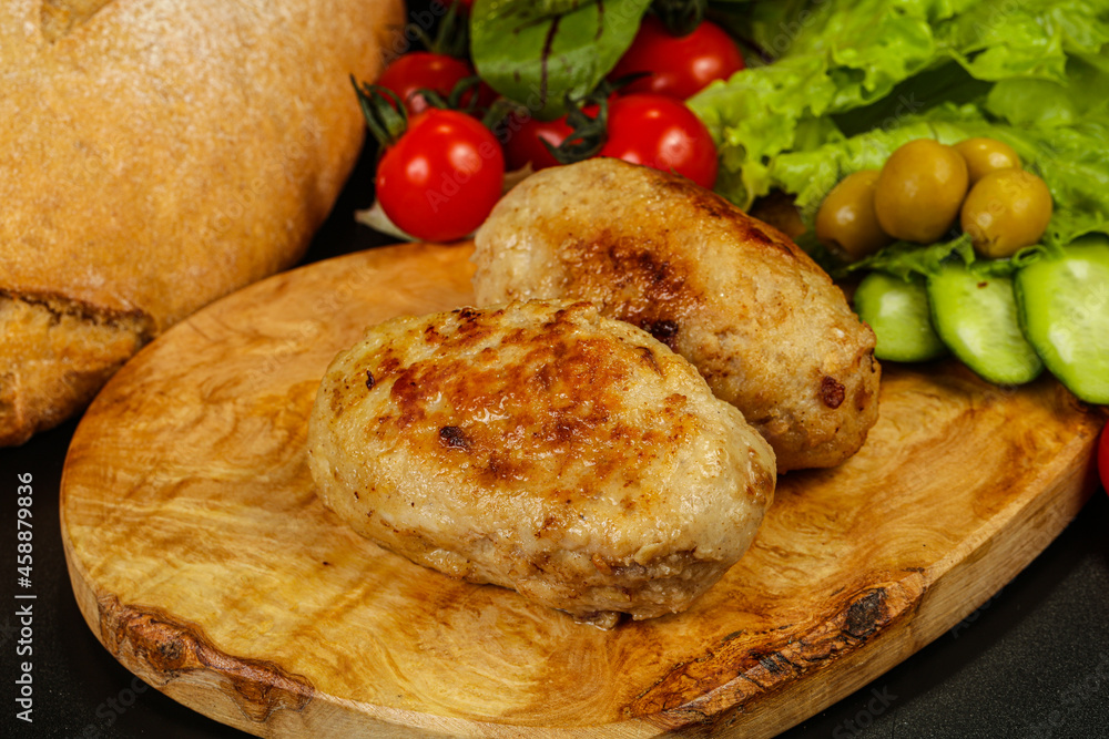 Homemade roasted cutlet minced meat Homemade roasted cutlet minced meat