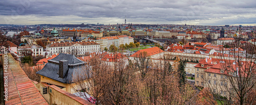 プラハ城から見た市街地