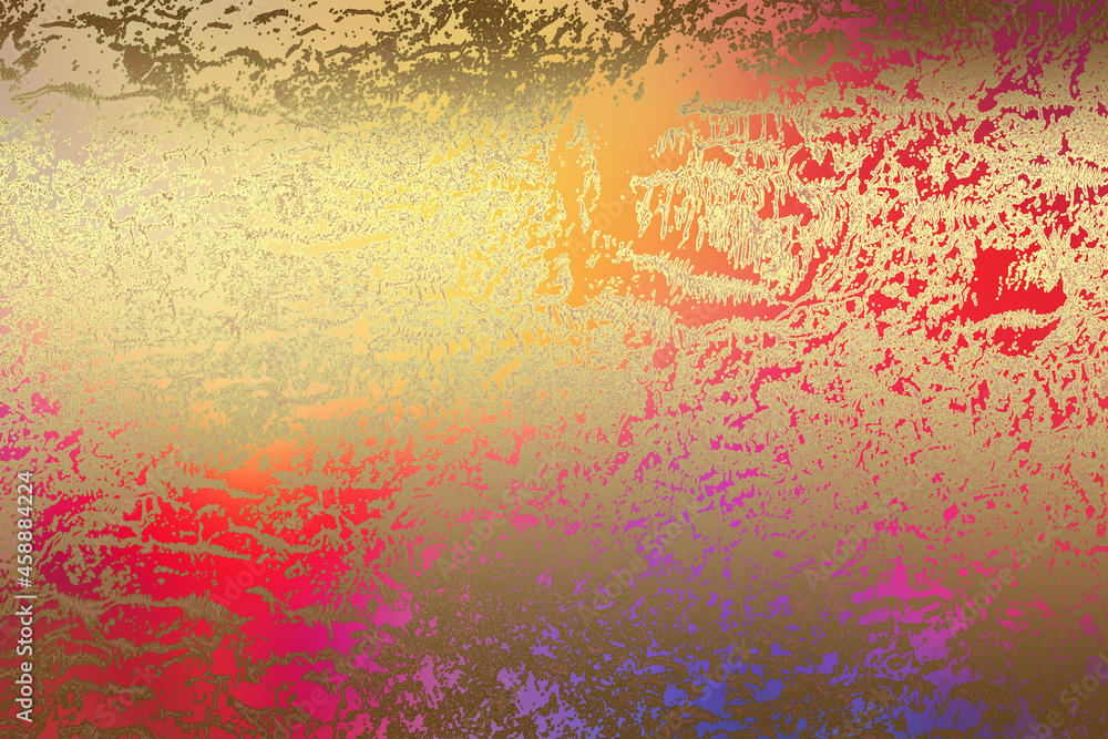 Fototapeta premium Golden Abstract decorative paper texture background for artwork - Illustration