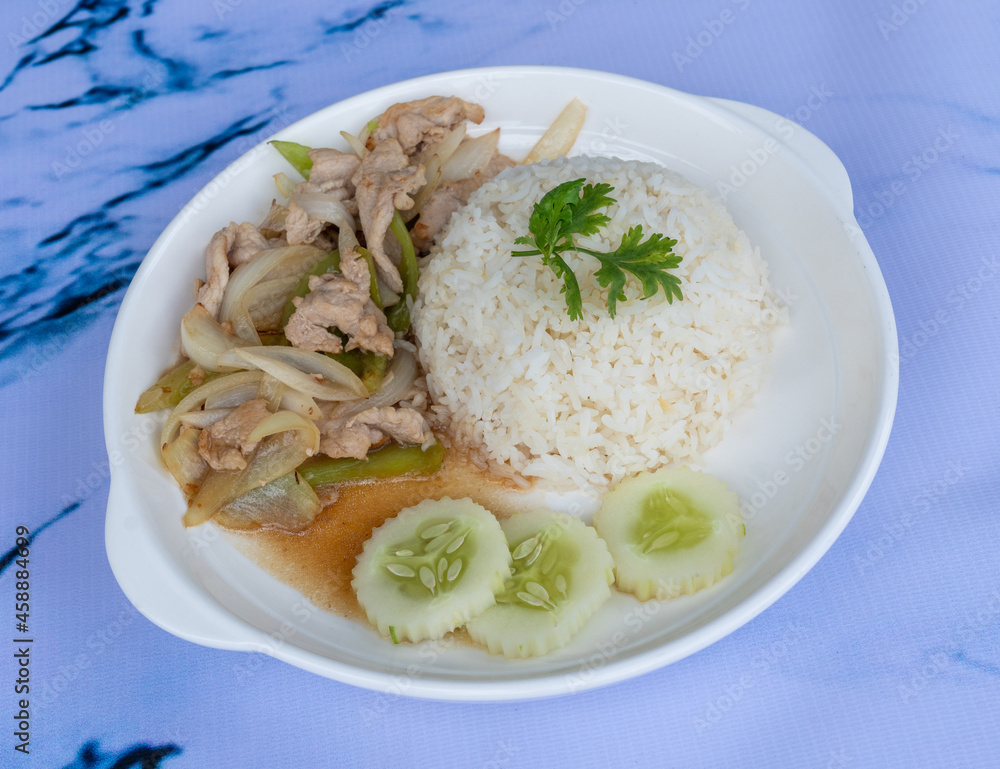 Thai food mixed spicy salads and rice dishes Thai food mixed spicy salads and rice dishes
