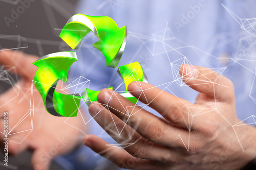 Concept of recycling - 3d r...