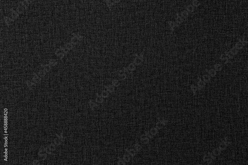 Black linen texture and background seamless or white fabric texture