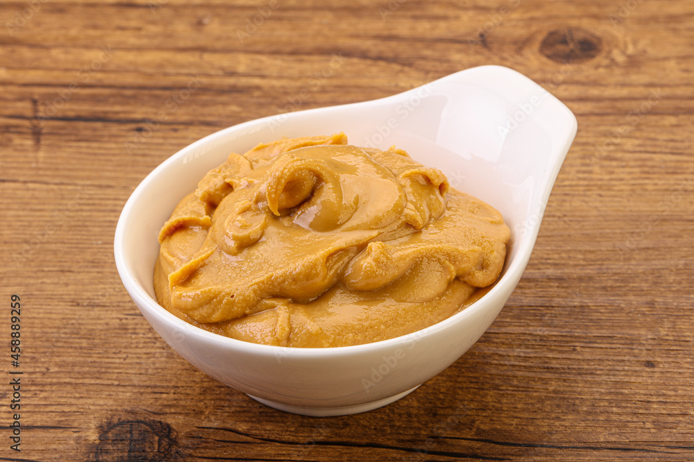 Peanut butter in the bowl Peanut butter in the bowl