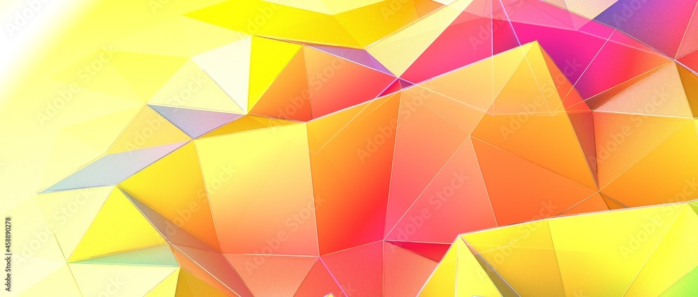 Low poly triangle posters, modern concept Low poly triangle posters, modern concept
