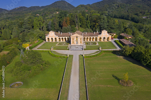 Villa di Maser (Villa Barbaro) by Italian Renaissance architect Andrea Palladio, Unesco world heritage, Italy