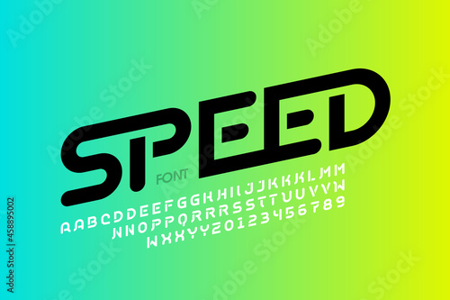 Speed style font design wit...