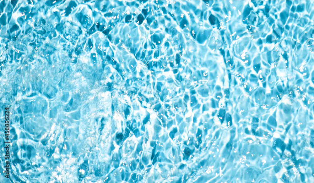 Obraz premium blue under water ripples water background